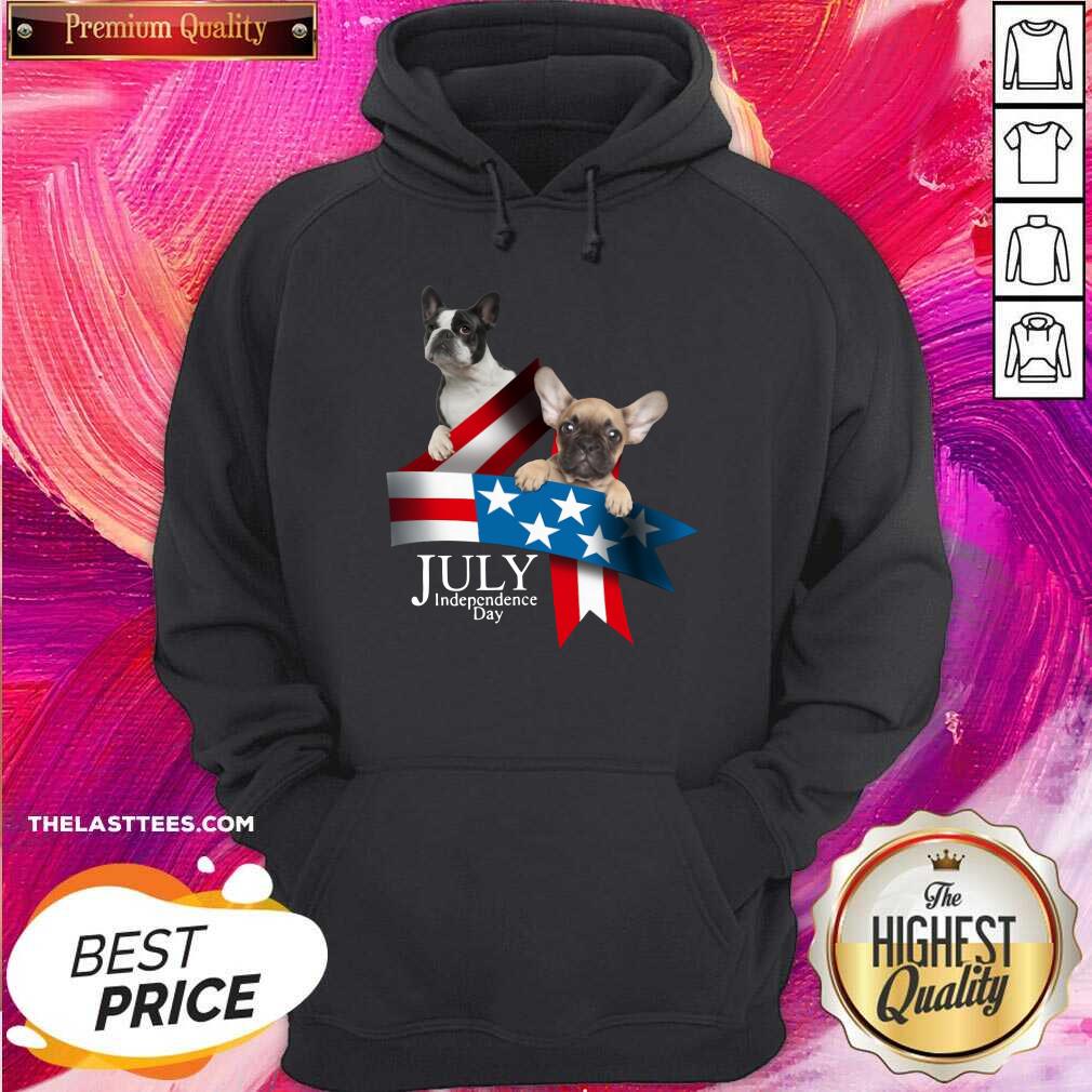 Nice French Bulldog 4 Of July Independence Day American Flag Shirt