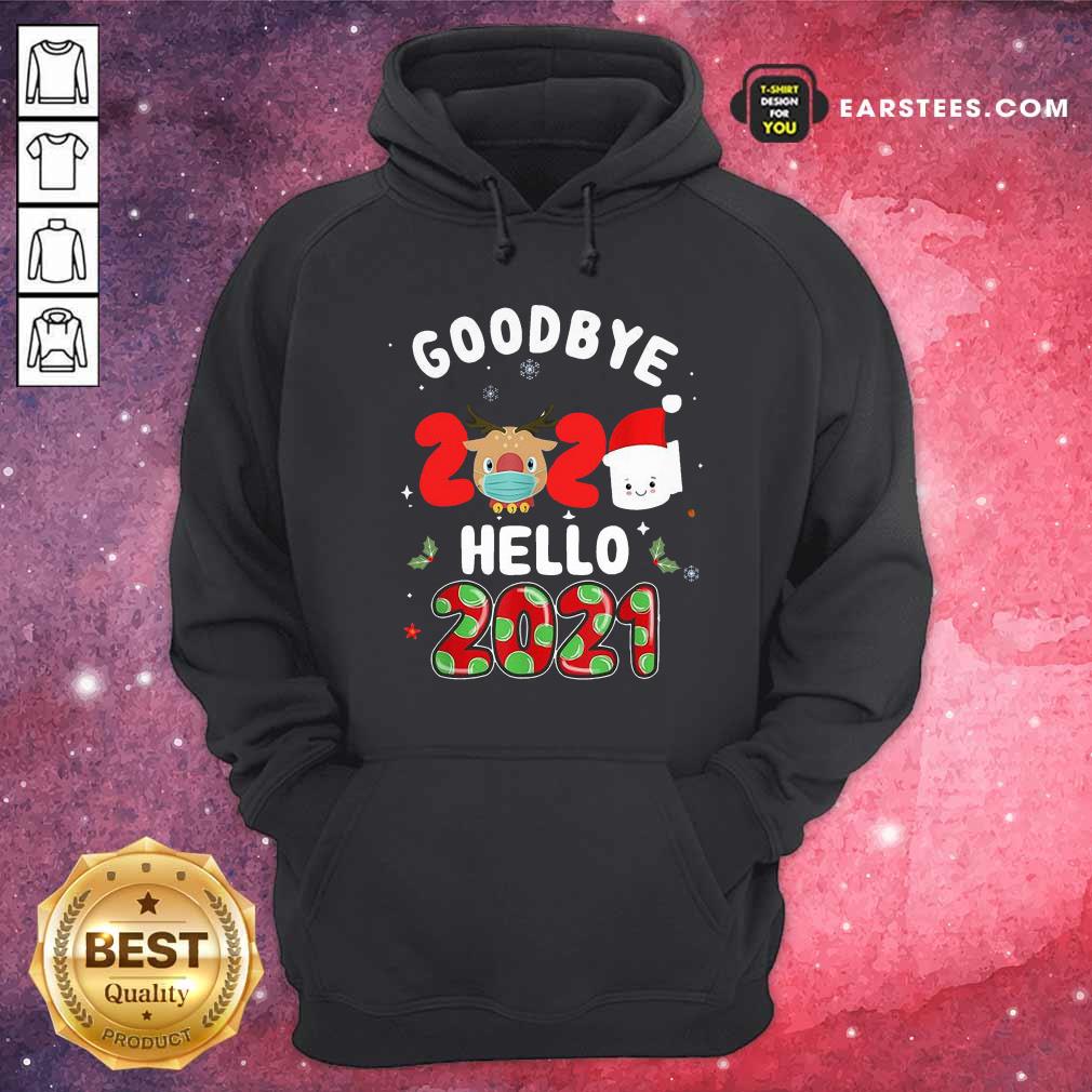 Nice Goodbye 2020 Toilet Paper Santa Hello 2021 Shirt