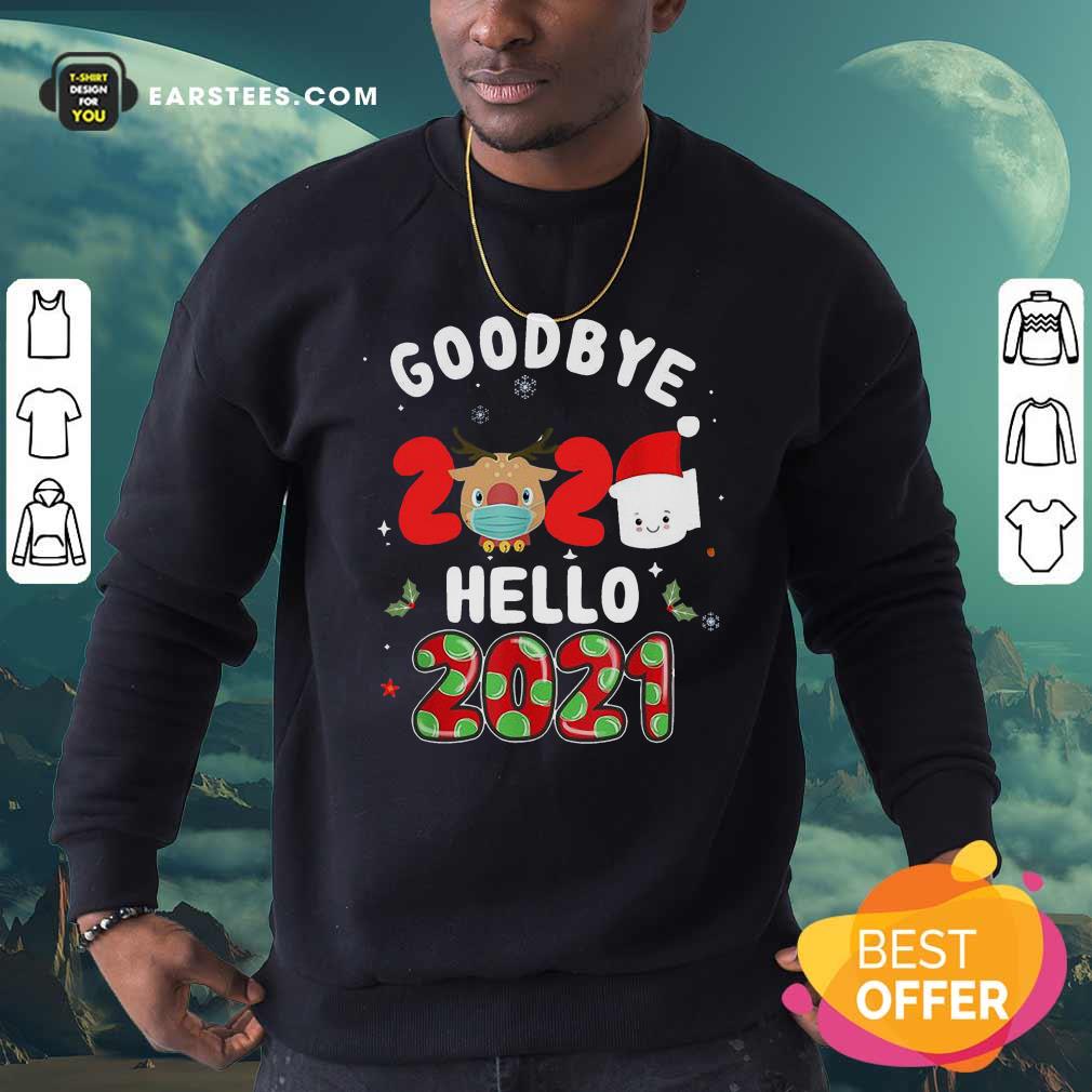 Nice Goodbye 2020 Toilet Paper Santa Hello 2021 Shirt