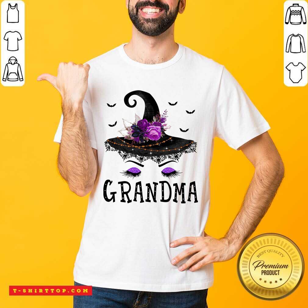 Nice Grandma Witch Hat Halloween Shirt