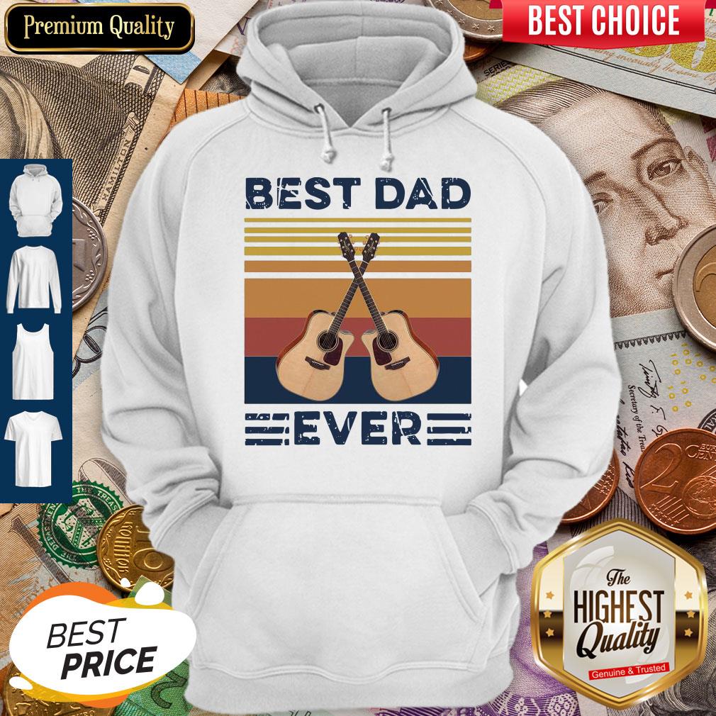 Nice Guitar Best Dad Ever Vintage Shirt