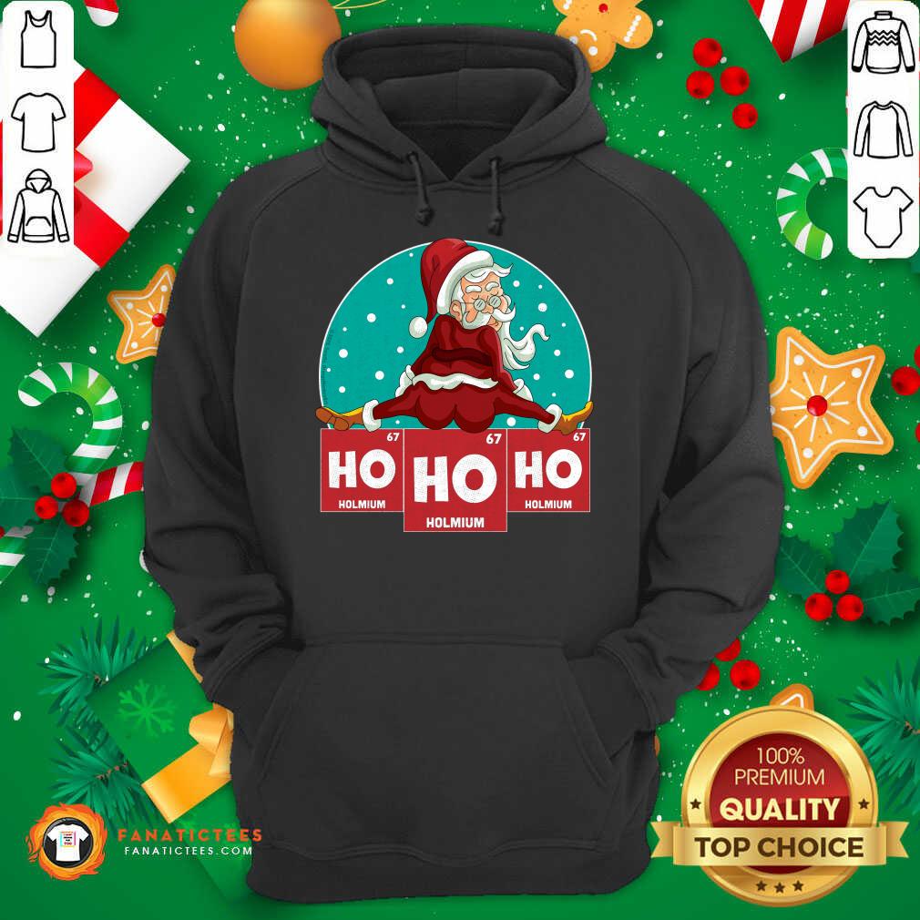 Nice Ho Ho Ho Santa Periodic Table Science Chemistry Christmas T-Shirt