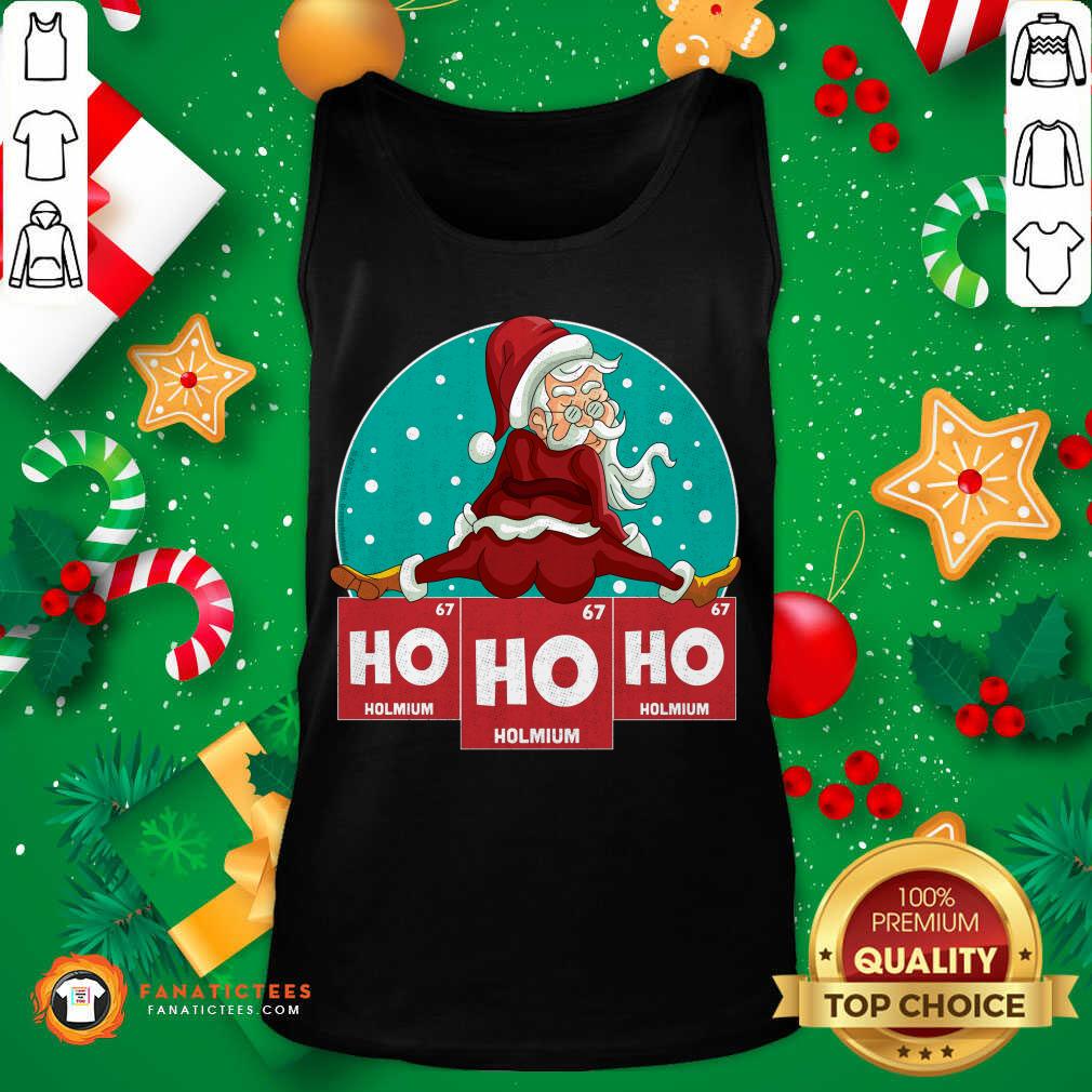 Nice Ho Ho Ho Santa Periodic Table Science Chemistry Christmas T-Shirt