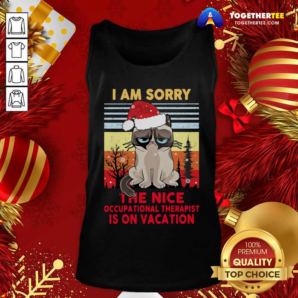 Nice I Am Sorry The Nice Occupational Therapist Is On Vacation Shirt