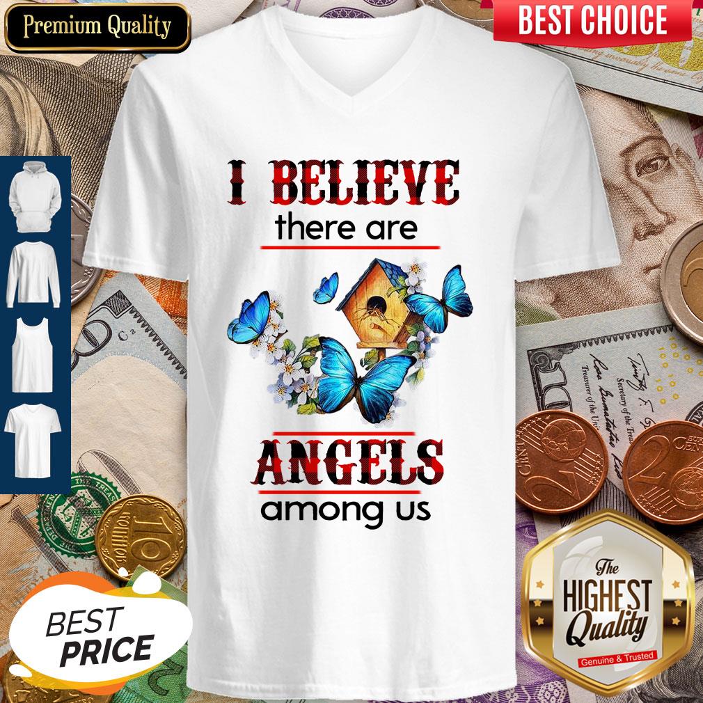 Nice I Believe There Are Angels Among Us Shirt