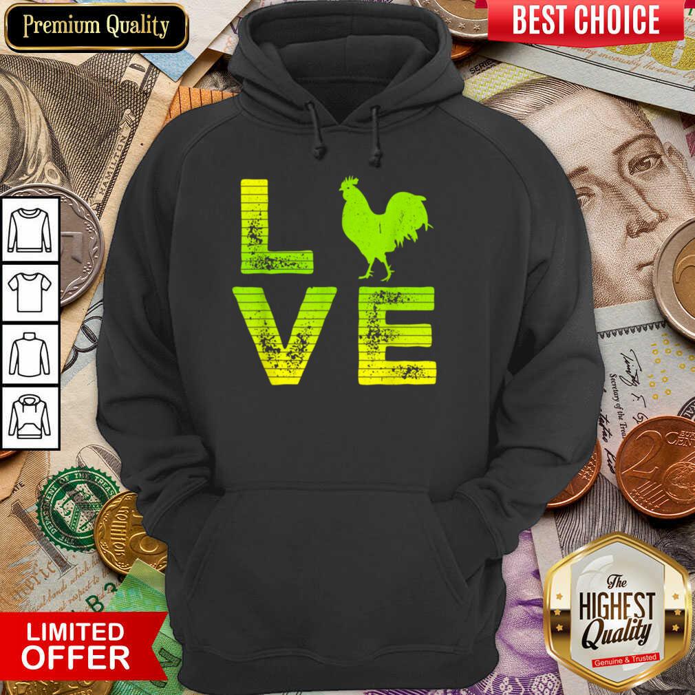 Nice I Love Roosters Pet Rooster Loving Boys Girls 050 Shirt