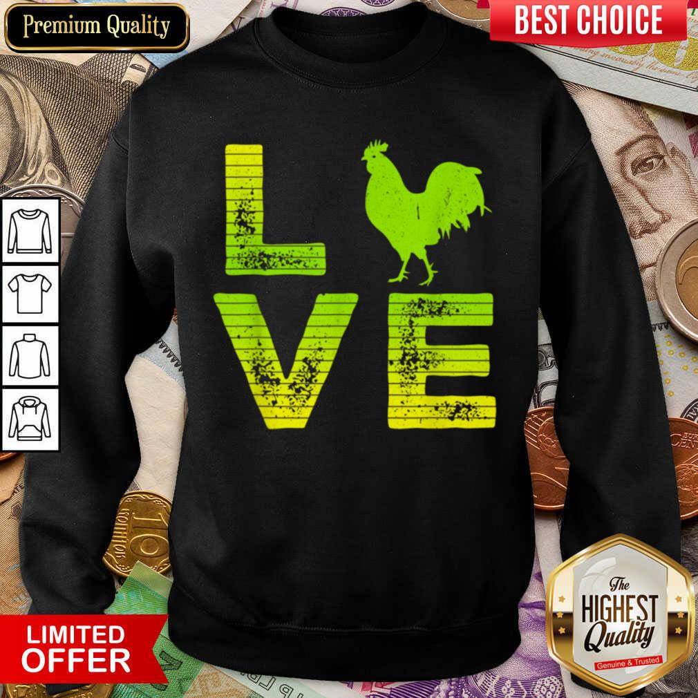 Nice I Love Roosters Pet Rooster Loving Boys Girls 050 Shirt
