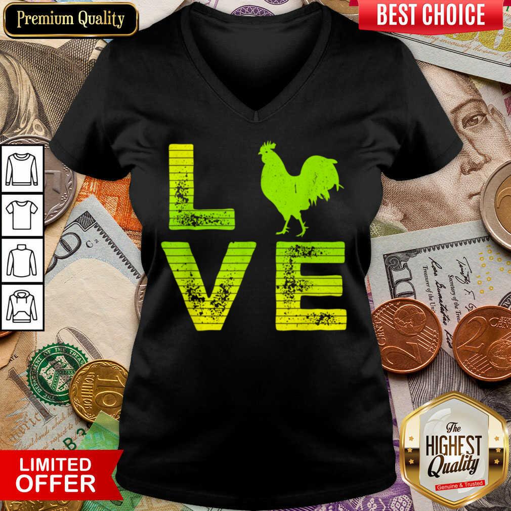Nice I Love Roosters Pet Rooster Loving Boys Girls 050 Shirt
