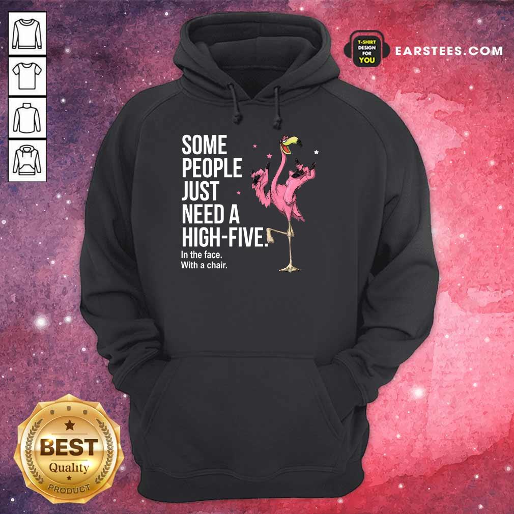 Nice Just Need A High Five Flamingo Shirt