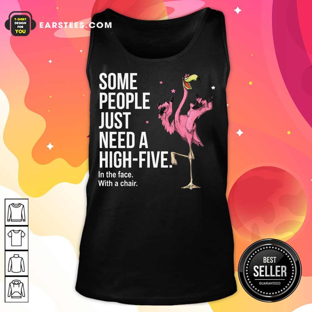 Nice Just Need A High Five Flamingo Shirt