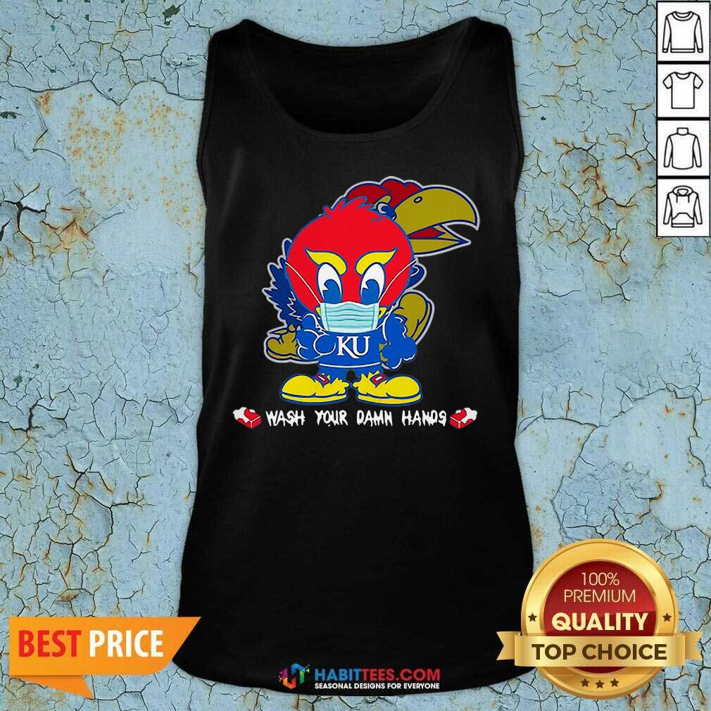 Nice Kansas Jayhawks Damn Hands Covid-19 Shirt