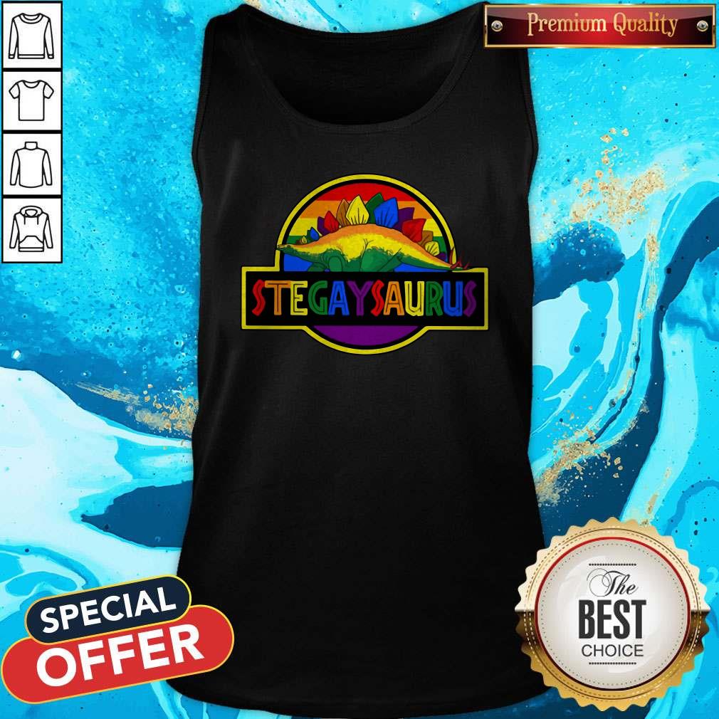 Nice LGBT Stegaysaurus Shirt