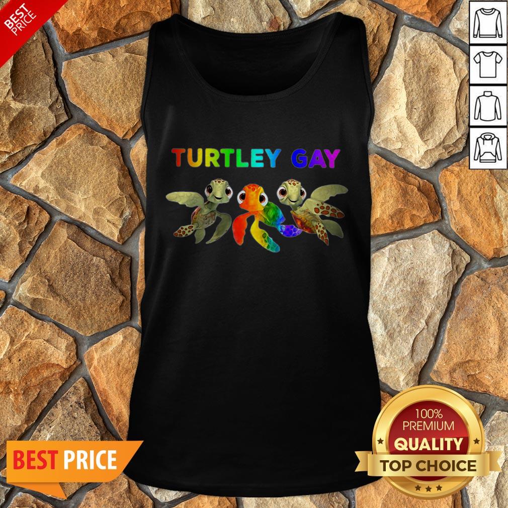 Nice LGBT Turtley Gay LGBT Month Shirt