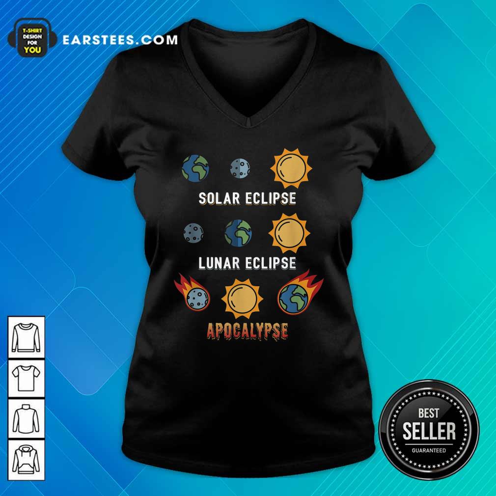 Nice Lunar Eclipse Solar Eclipse Apocalypse Shirt