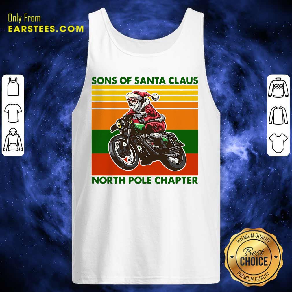 Nice Motorcycle Sons Of Santa Claus North Pole Chapter Christmas Shirt