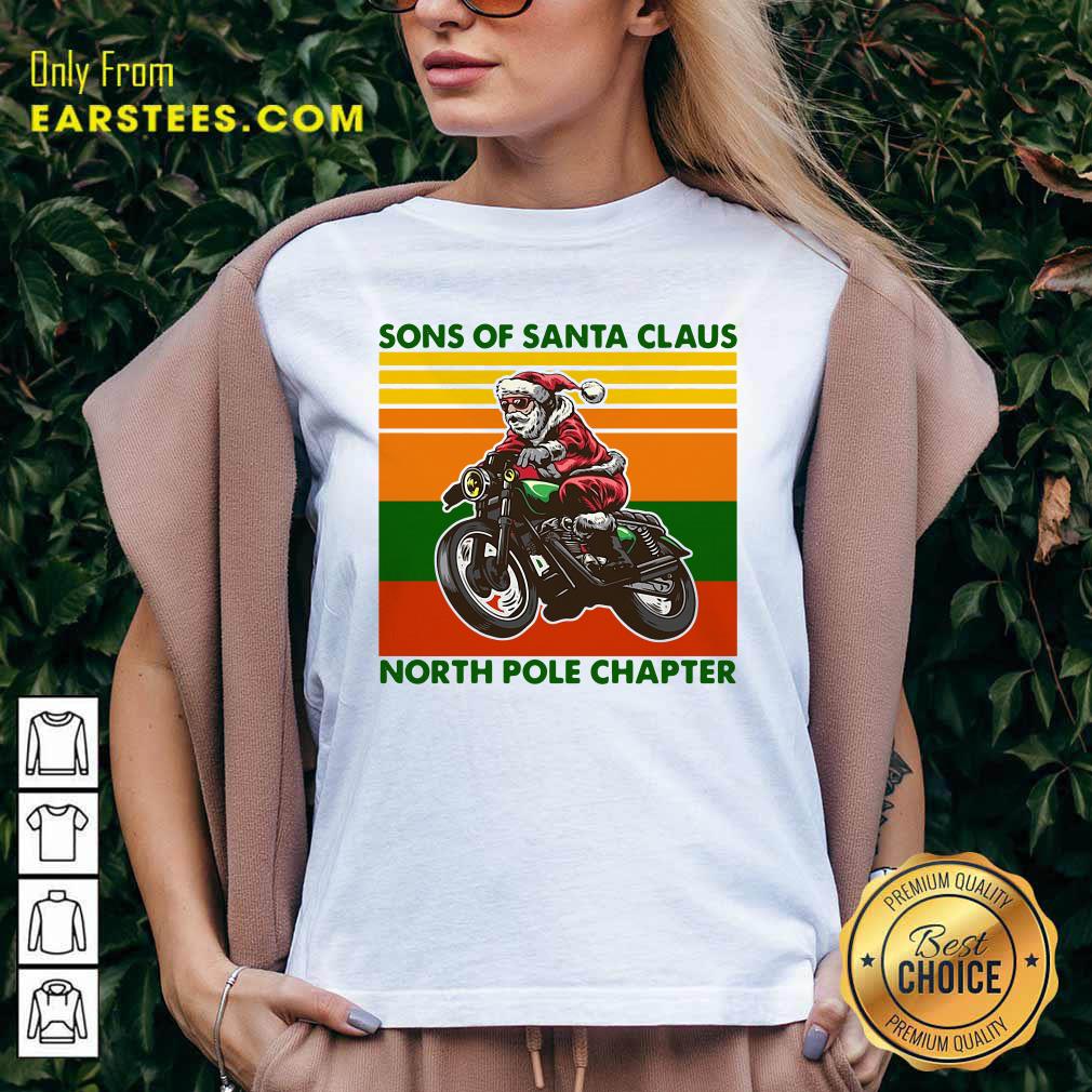 Nice Motorcycle Sons Of Santa Claus North Pole Chapter Christmas Shirt