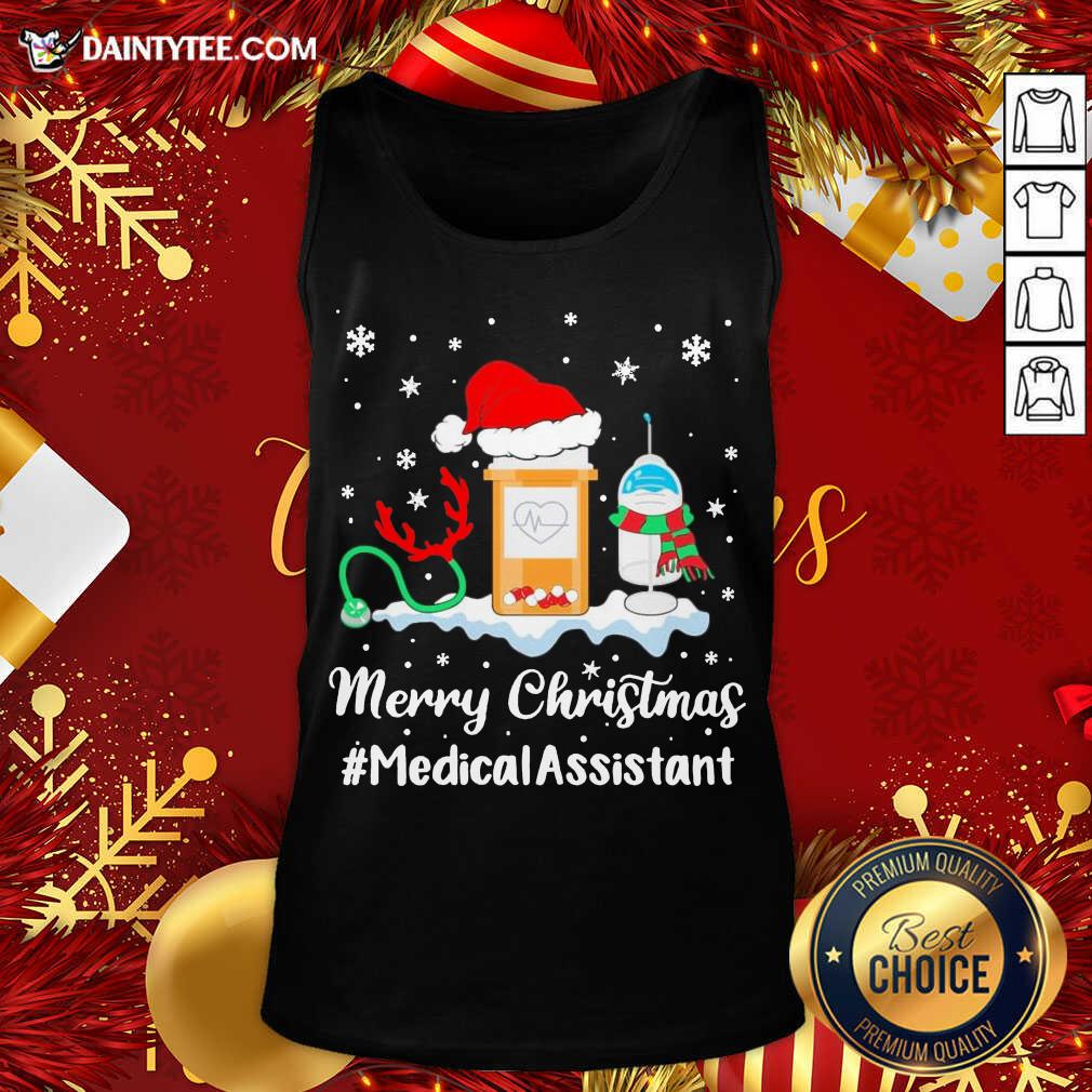 Nice Nurse Santa Vaccine Merry Christmas #Medical Assistant Shirt