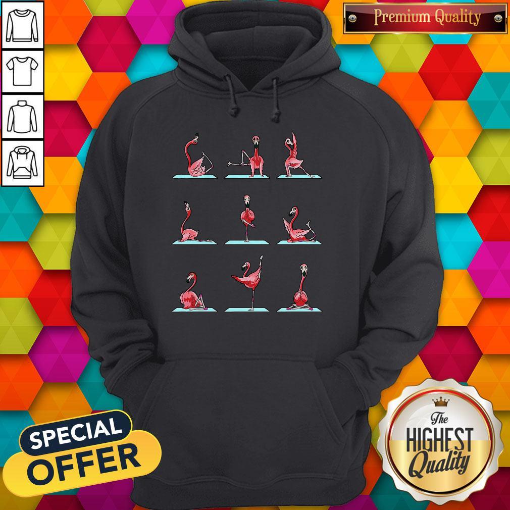 Nice Official Flamingo Yoga Pose Shirt
