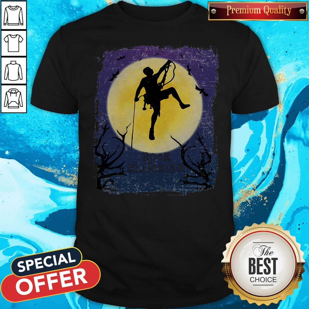 Nice Official Rock Climbing Halloween Shirt