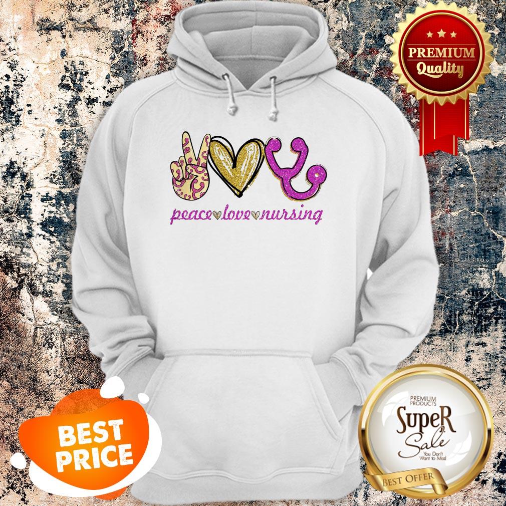 Nice Peace Love Nursing Shirt