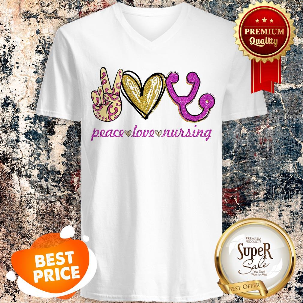 Nice Peace Love Nursing Shirt