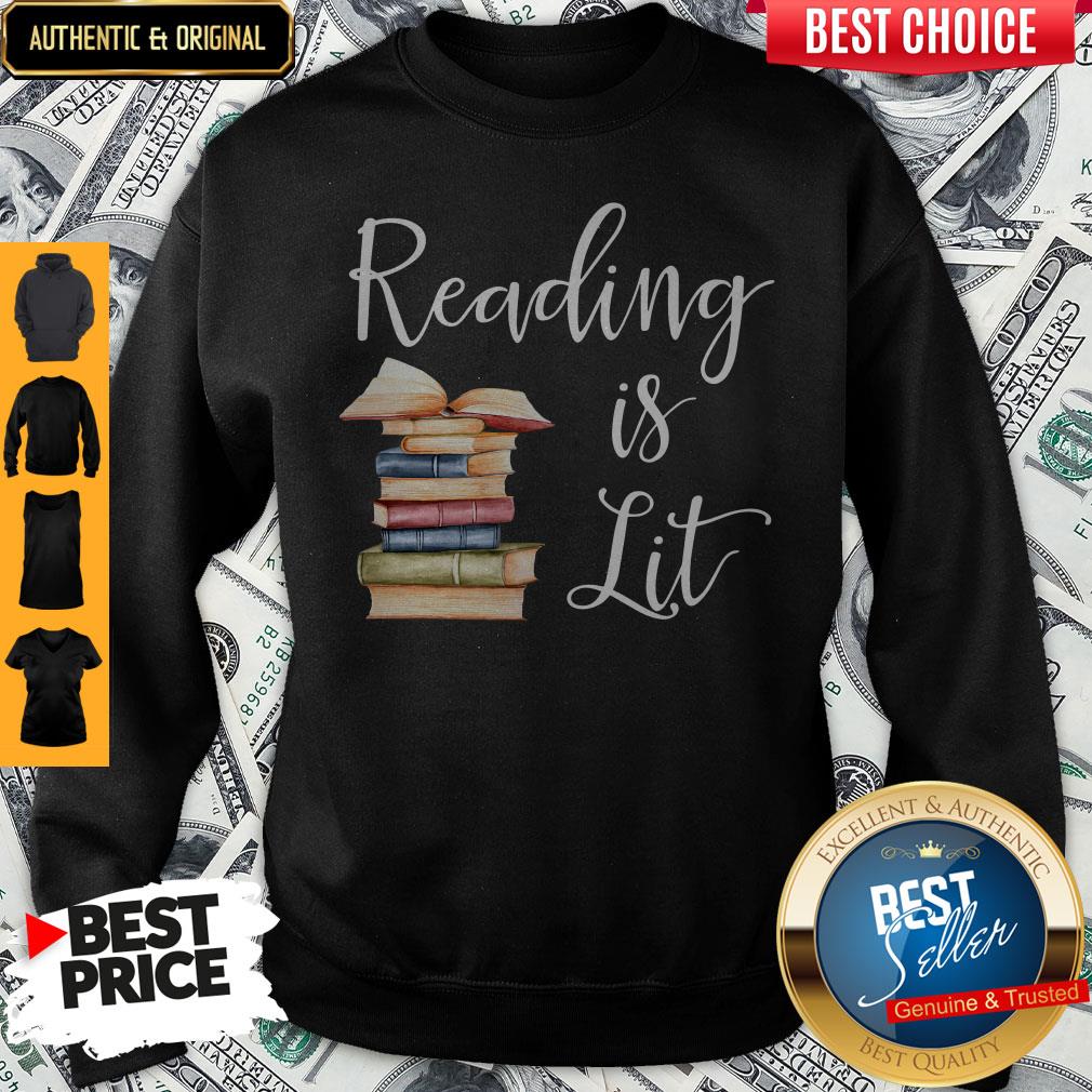 Nice Reading Is Lit Book Shirt
