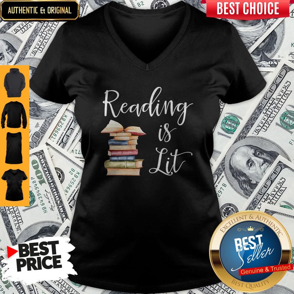 Nice Reading Is Lit Book Shirt