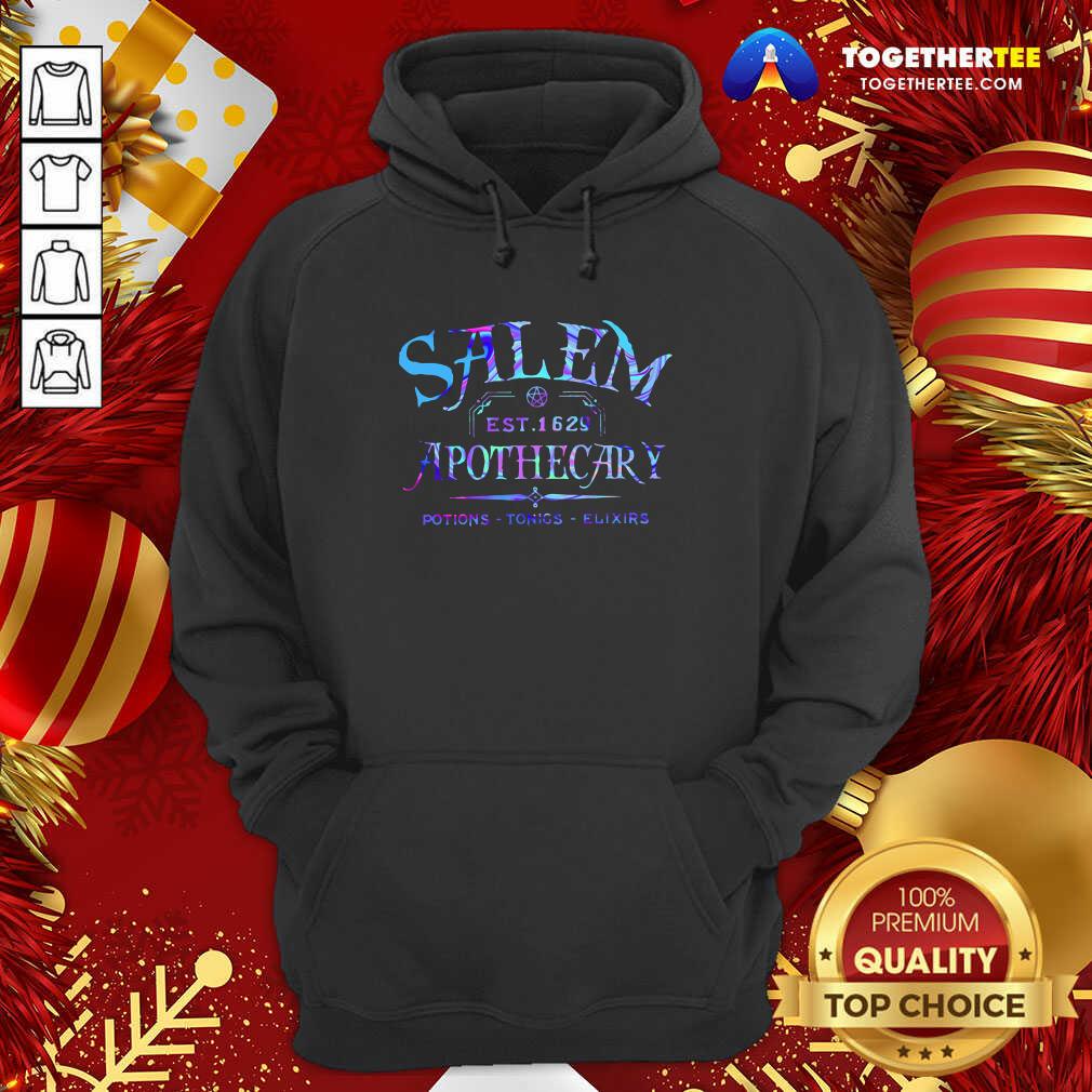 Nice Salem Est 1629 Apothecary Potions Tonics Elixirs Color Shirt