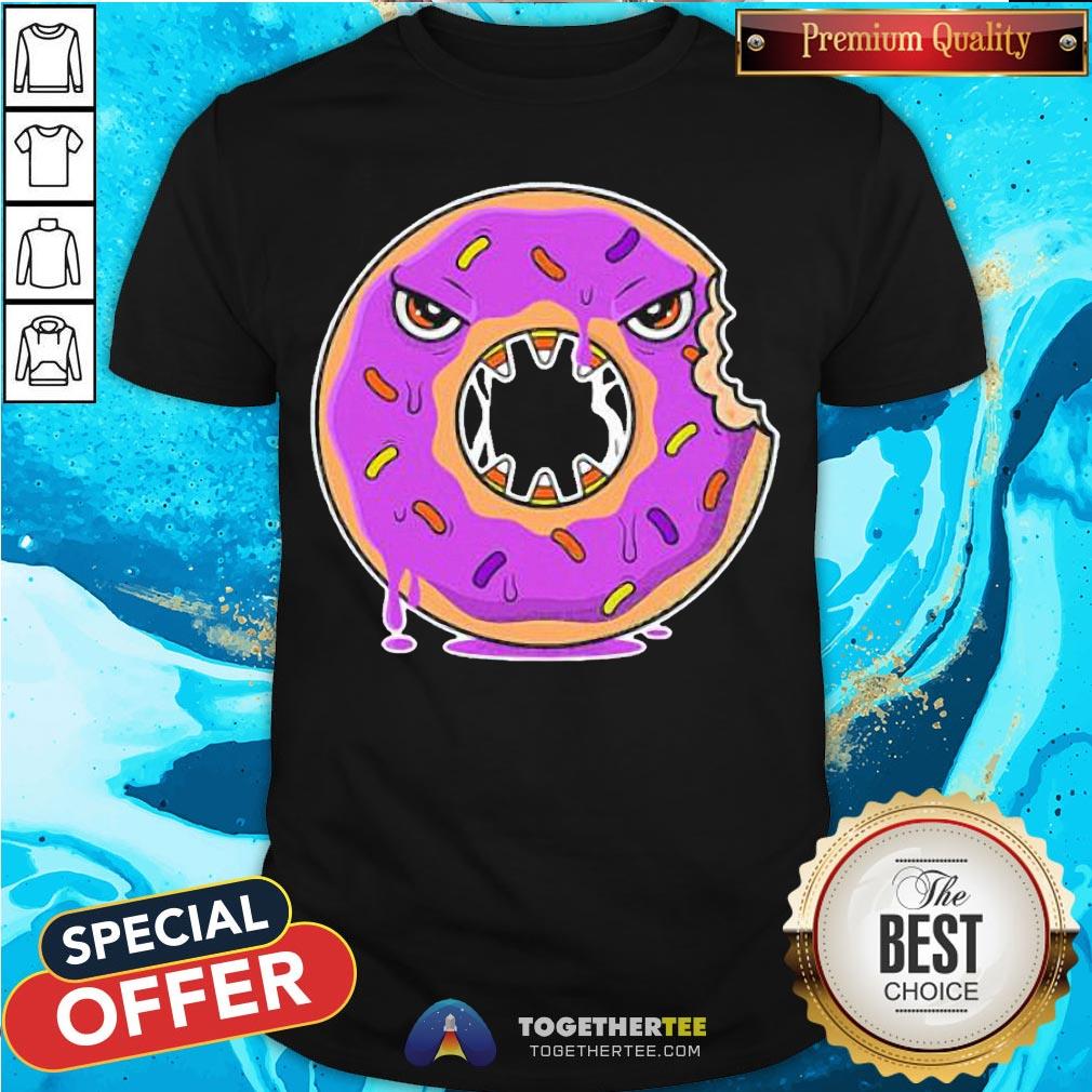 Nice Scary Donut Costume Happy Halloween Shirt