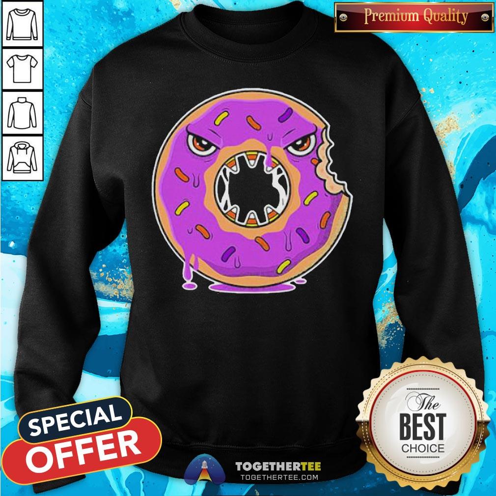 Nice Scary Donut Costume Happy Halloween Shirt