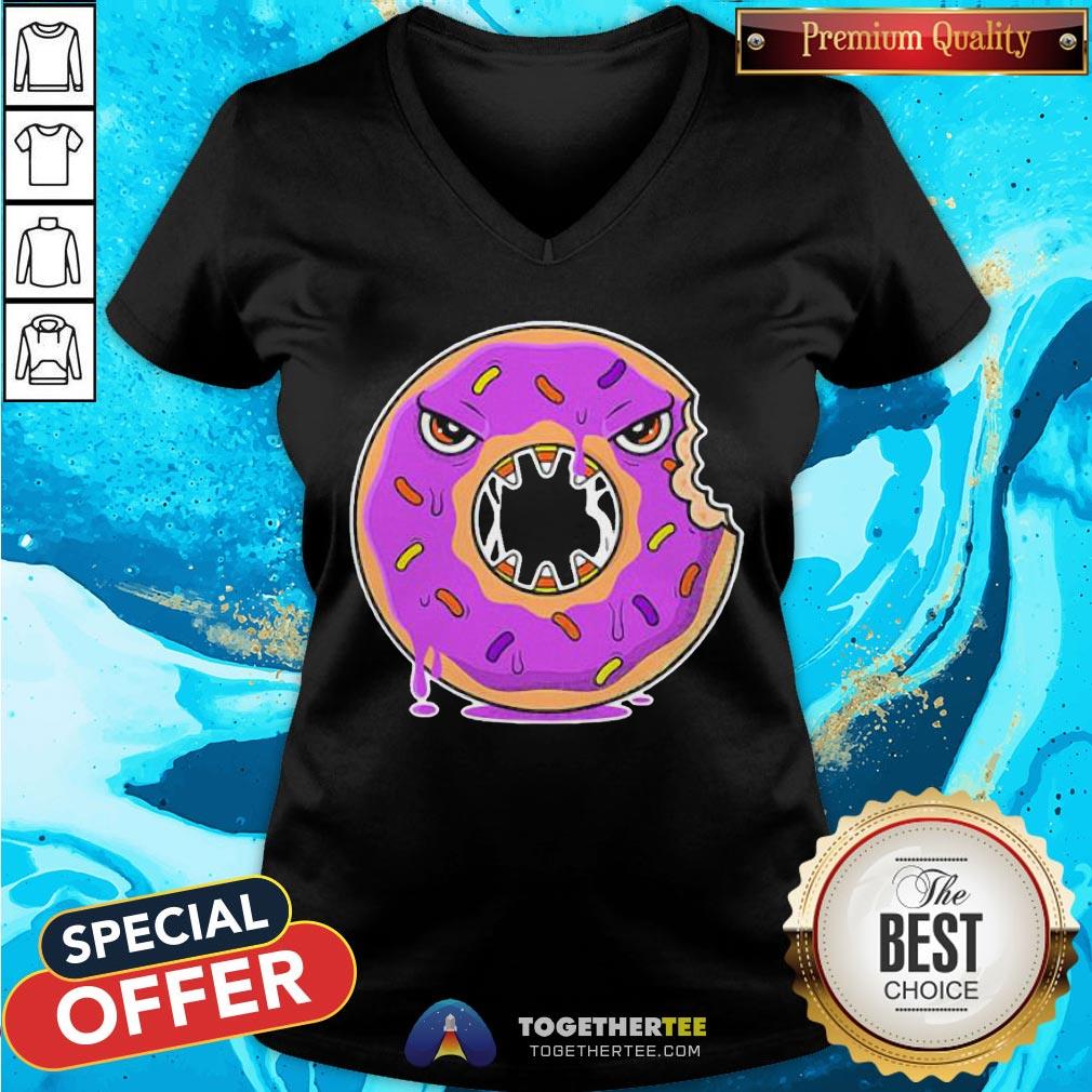 Nice Scary Donut Costume Happy Halloween Shirt