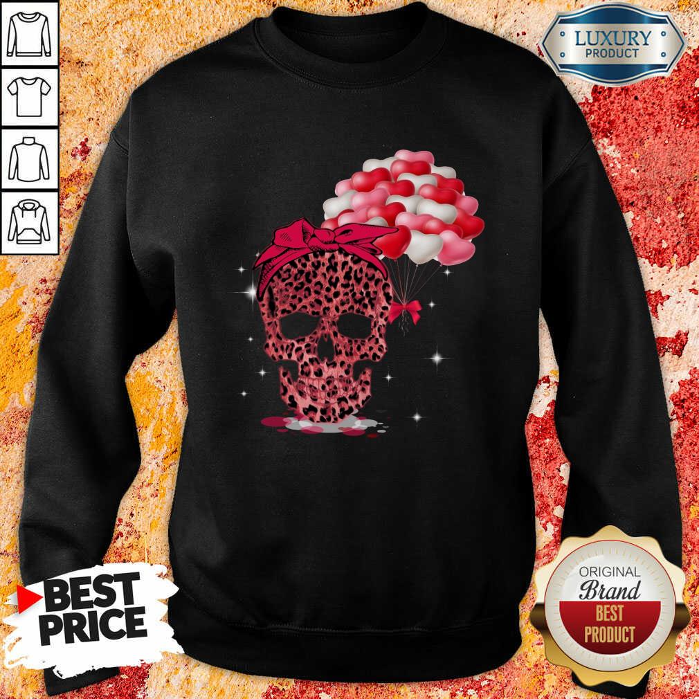 Nice Skull Valentine Balloon Shirt