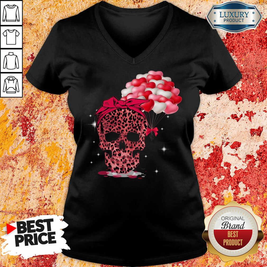 Nice Skull Valentine Balloon Shirt