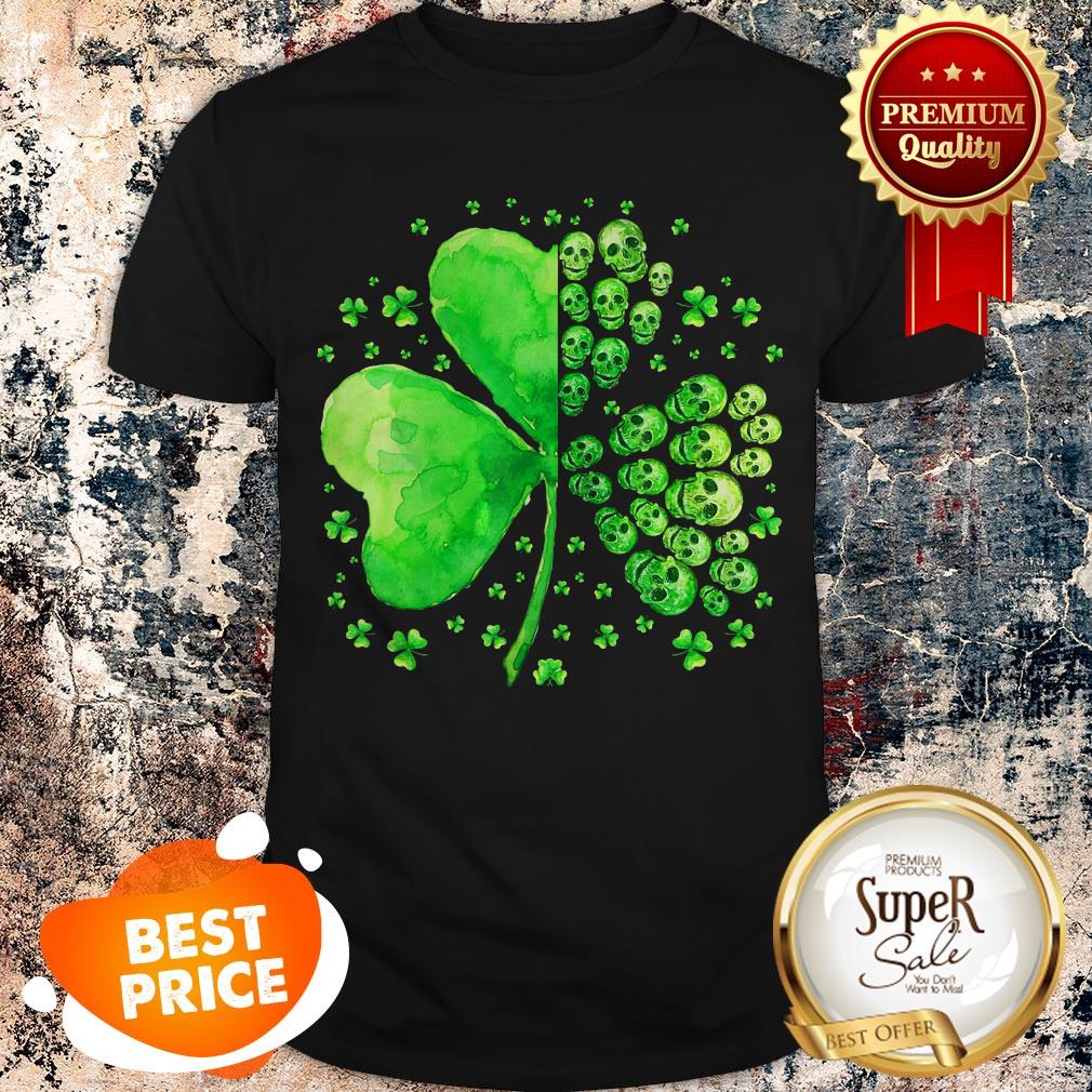 Nice Sugar Skull Lucky Shamrock Happy St Patrick’s Day Gifts Shirt