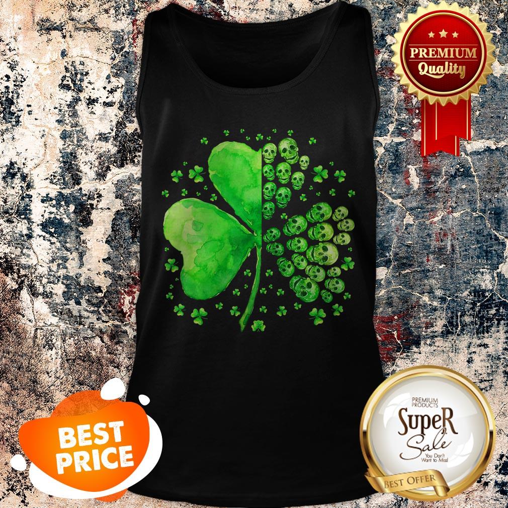 Nice Sugar Skull Lucky Shamrock Happy St Patrick’s Day Gifts Shirt
