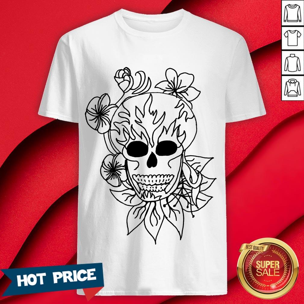 Nice Sugar Skull Plain Shirt