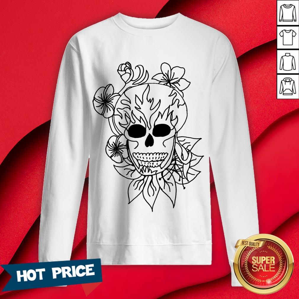 Nice Sugar Skull Plain Shirt