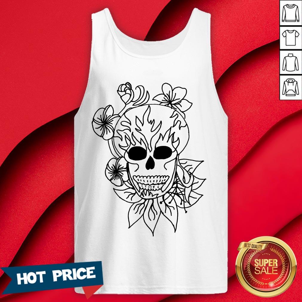 Nice Sugar Skull Plain Shirt