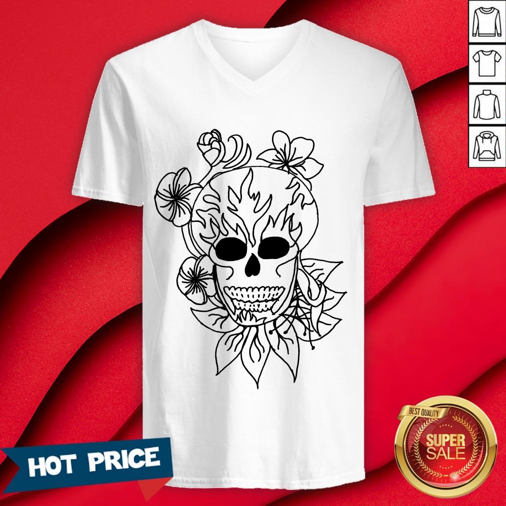 Nice Sugar Skull Plain Shirt