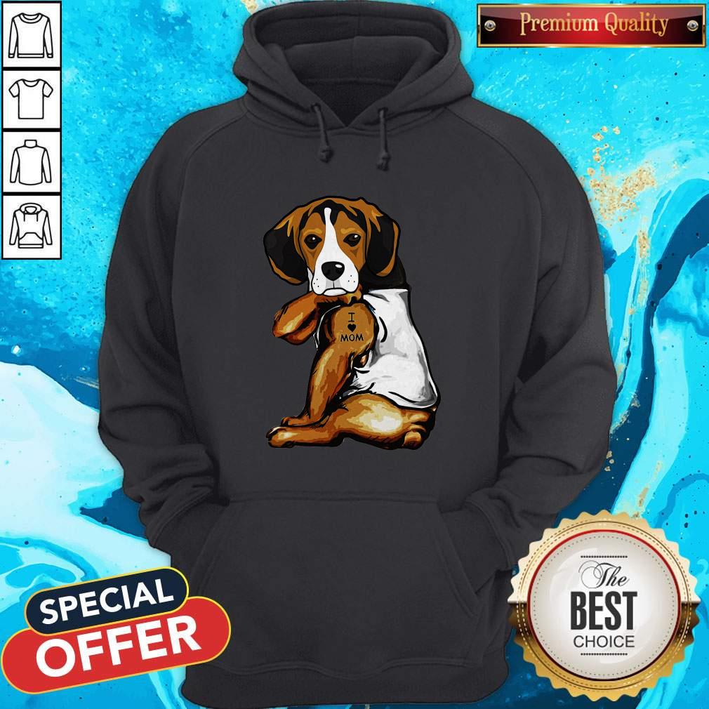 Nice The Beagle Dog I Love Mom Shirt