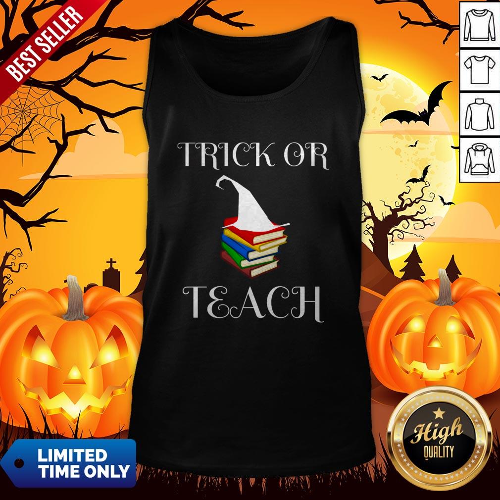 Nice Trick Or Teach Teacher'S Halloween Shirt