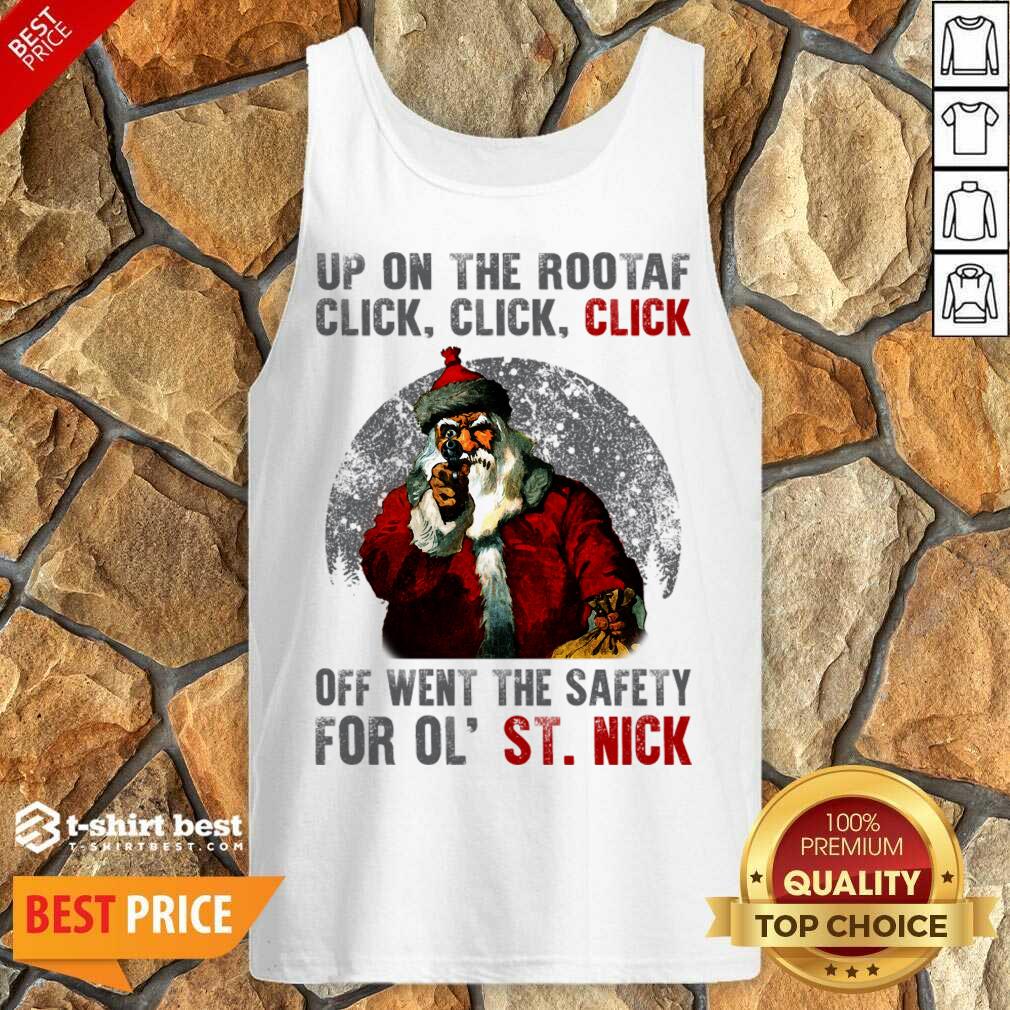 Nice Up On The Rooftop Funny Santa Claus Shirt