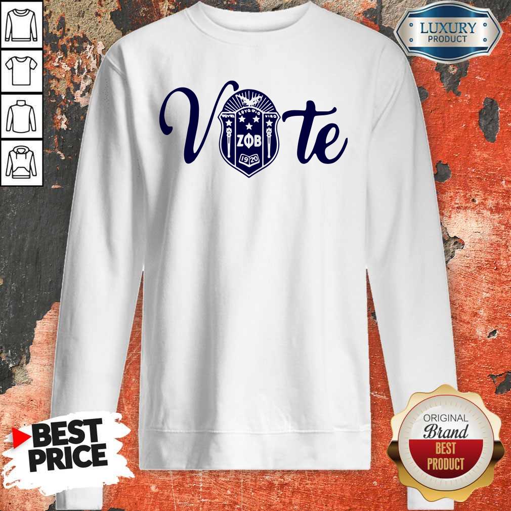 Nice Vote Zeta Phi Beta Crest Shirt