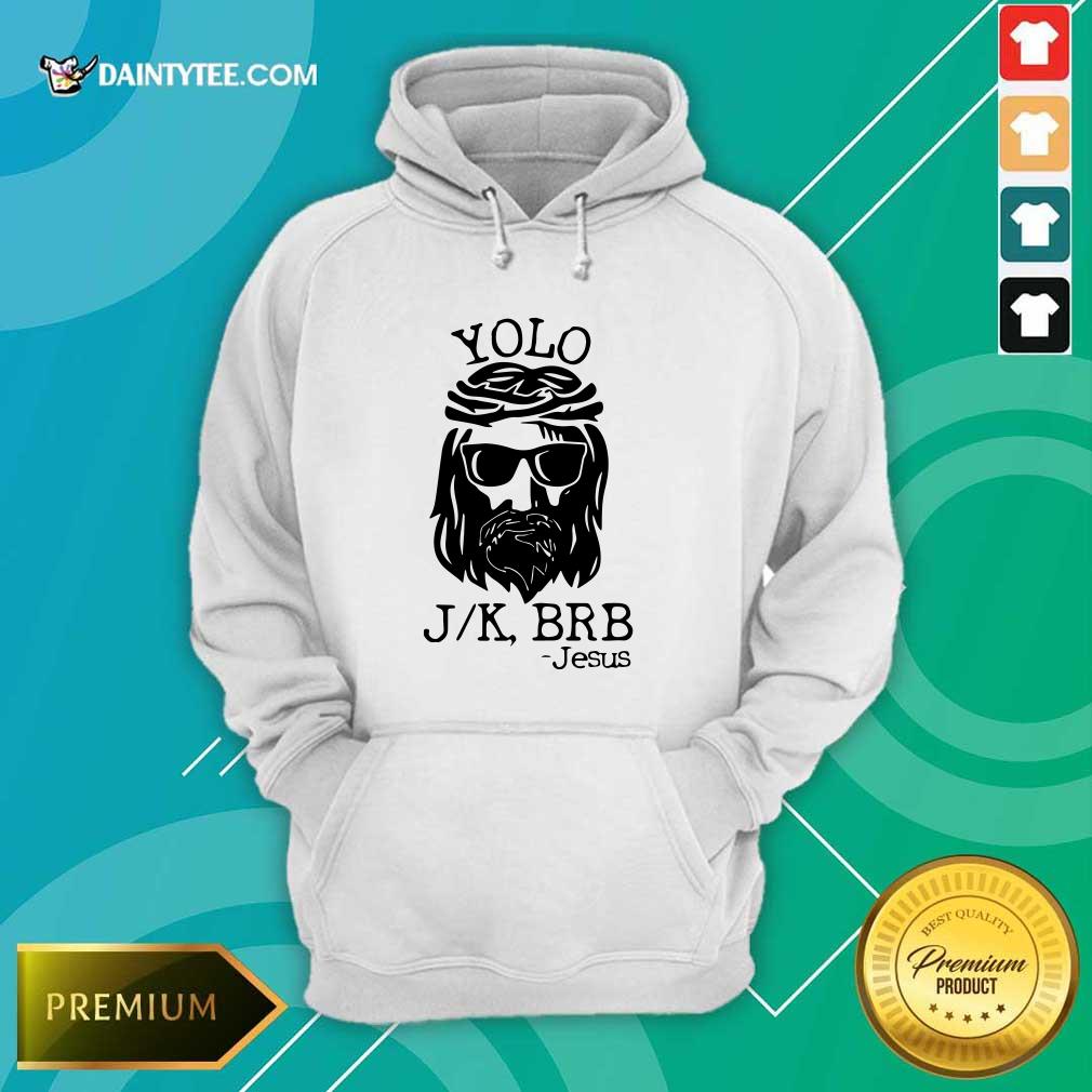 Nice Yolo JK BRB Jesus Easter Shirt