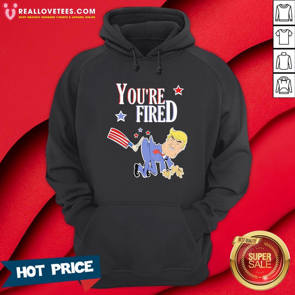 Nice You’re Fired Donald Trump American Flag Shirt