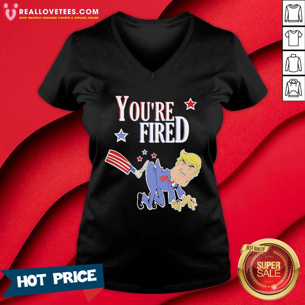 Nice You’re Fired Donald Trump American Flag Shirt