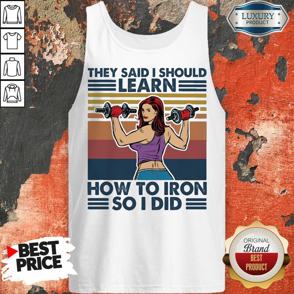 Nonplussed They Said I Should Learn How To 8 Iron So I Did Vintage Retro Shirt