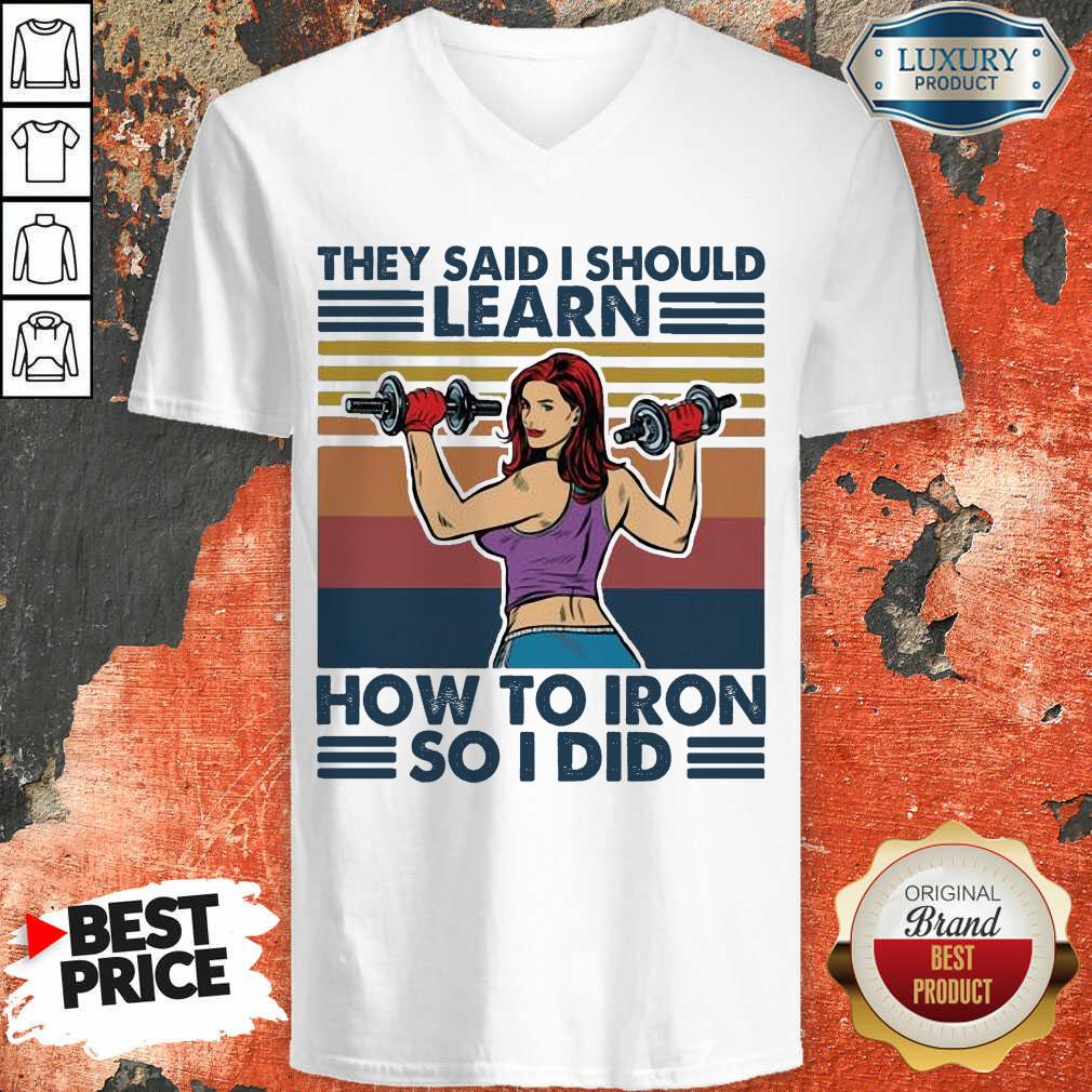 Nonplussed They Said I Should Learn How To 8 Iron So I Did Vintage Retro Shirt