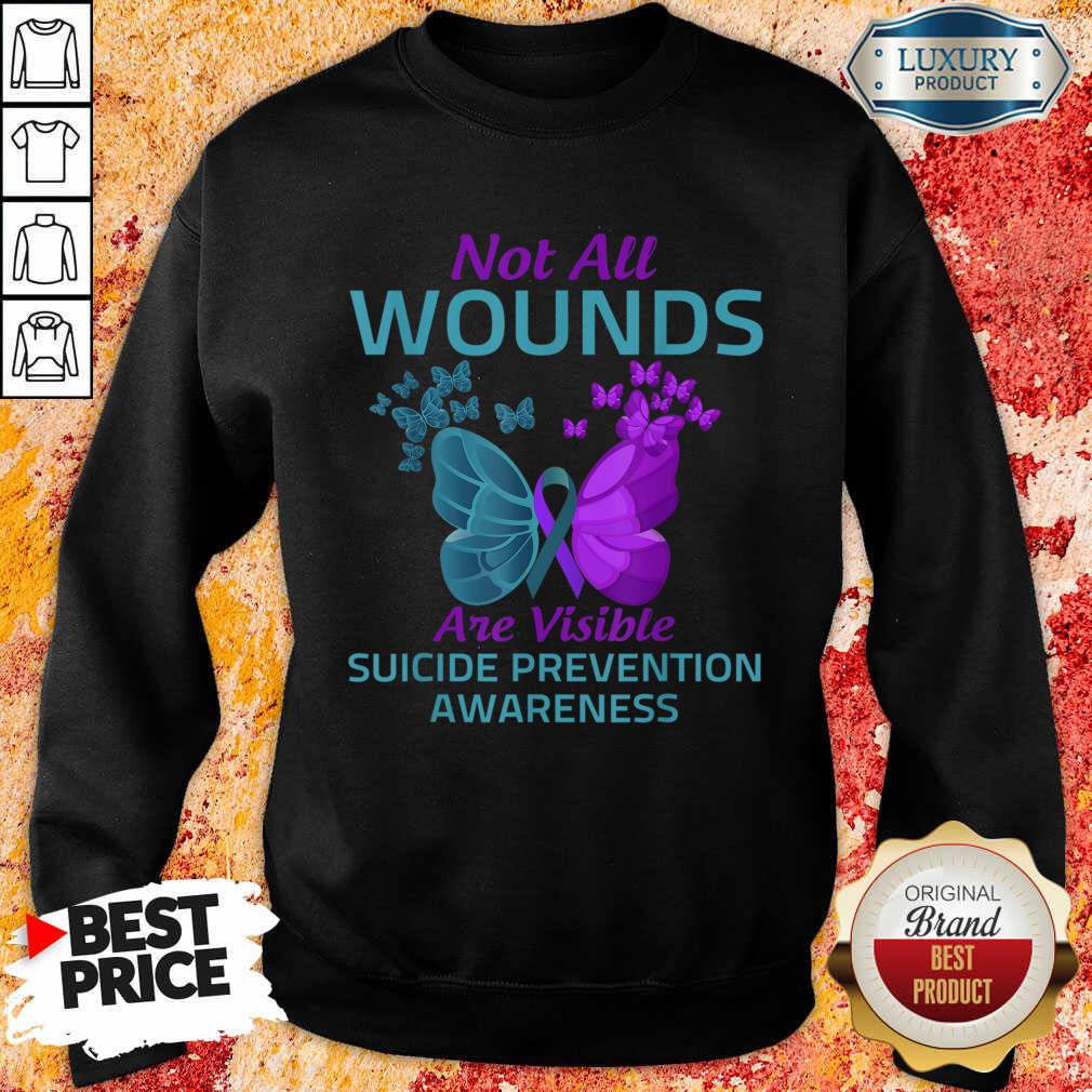 Not All Wounds Are Visible Suicide 7 Awareness Shirt