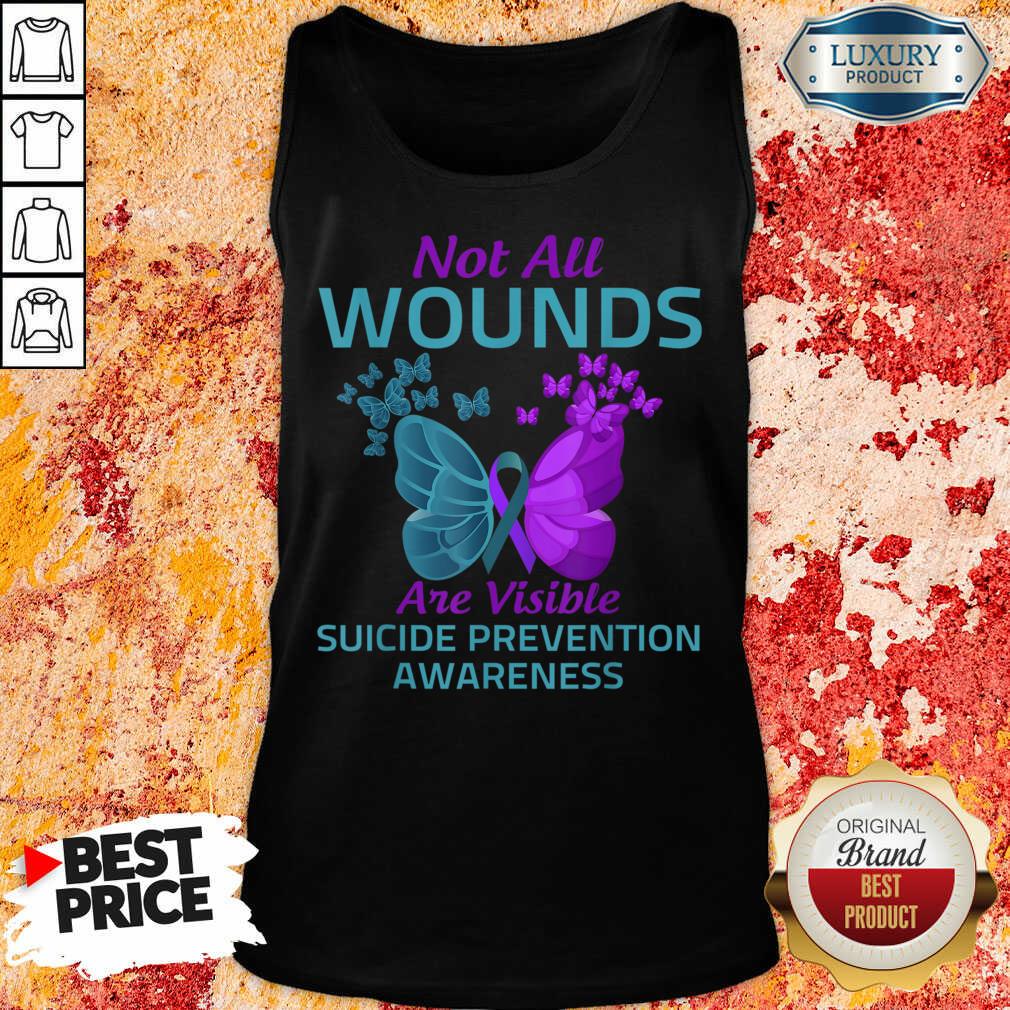Not All Wounds Are Visible Suicide 7 Awareness Shirt
